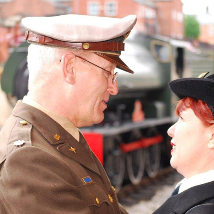 1940s Weekend Man And Woman Close