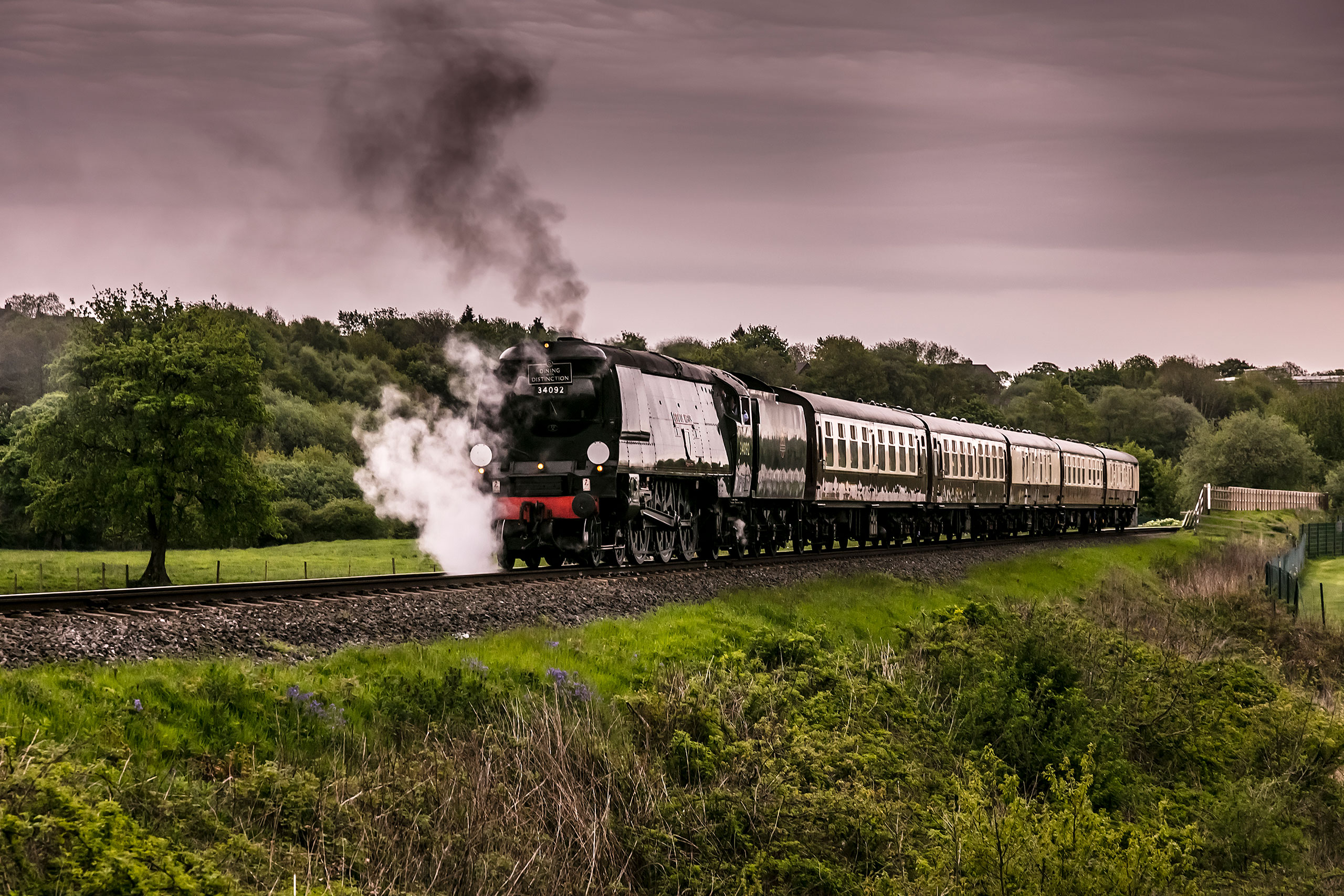 train journeys with dinner uk