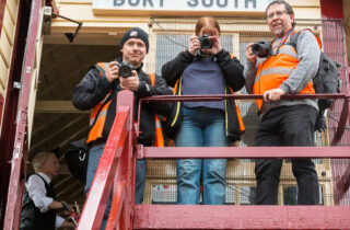 Photography Outside Bury Signal Box